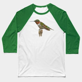 Cute Hummingbird Baseball T-Shirt